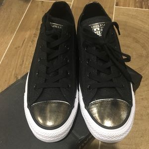 Converse Chuck Taylor Black Glitter Metallic Cap